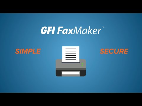 Thumbnail for GFI FaxMaker - Simple and Secure Digital Faxing video