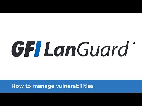How to manage vulnerabilities | GFI LanGuard video screenshot