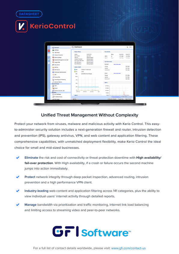 GFI KerioControl document image