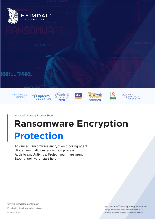 Heimdal Ransomware Encryption Protection document image