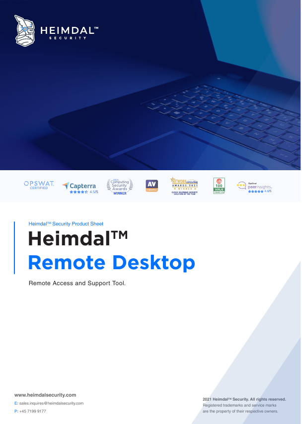 Thumbnail for Heimdal Remote Desktop document