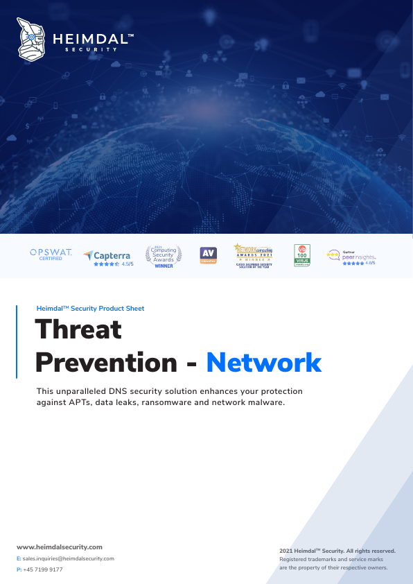Heimdal Threat Prevention - Network document image