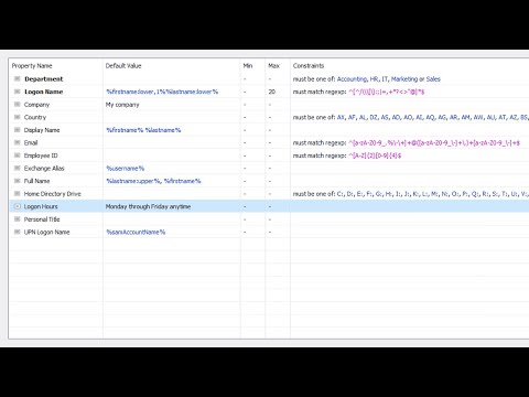 Thumbnail for Controlling data entry in Active Directory with Adaxes video