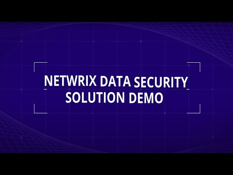 Thumbnail for Netwrix Auditor Product Overview video