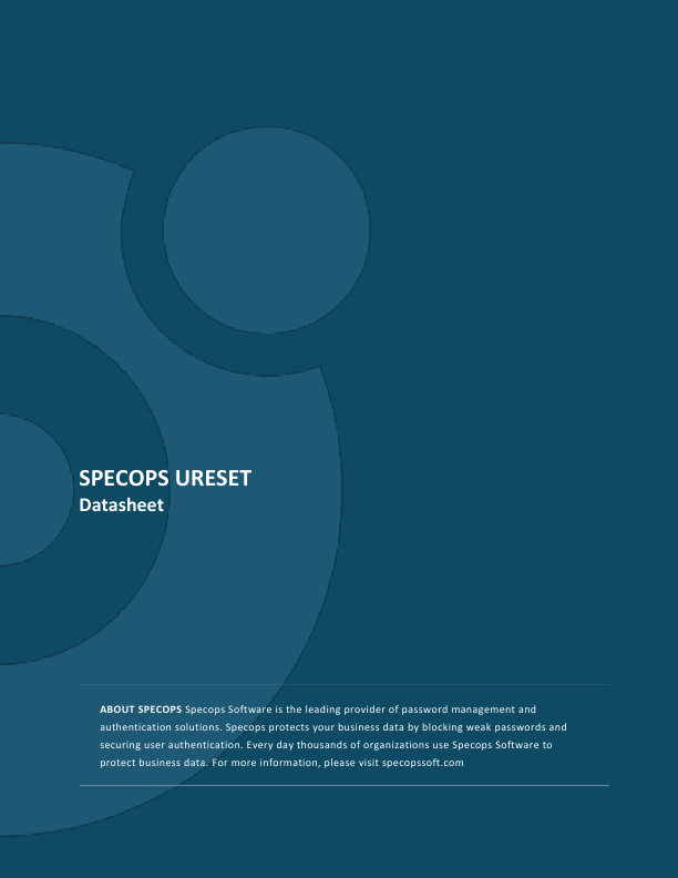Thumbnail for Specops uReset document
