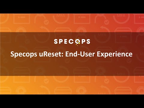 Thumbnail for Specops uReset video