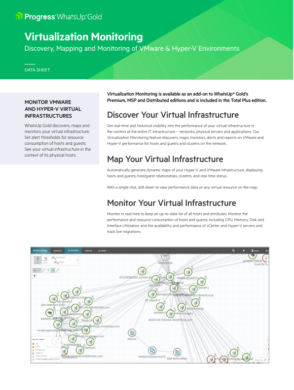 Thumbnail for WhatsUp Gold Virtualisation Monitoring document