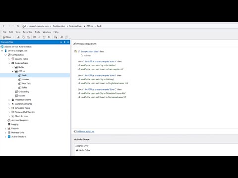 Thumbnail for Automated user lifecycle management in Active Directory, Microsoft 365 and Exchange with Adaxes video