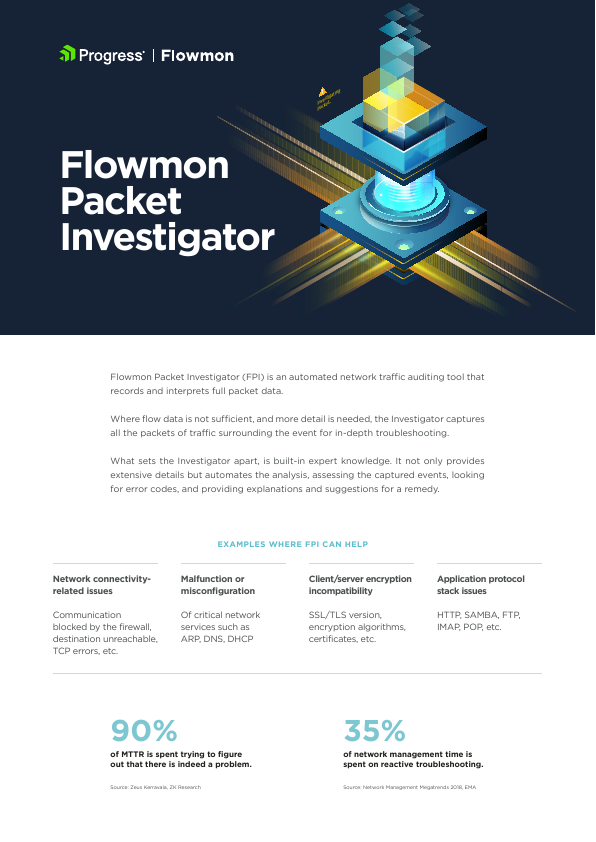Thumbnail for Flowmon  Packet  Investigator document