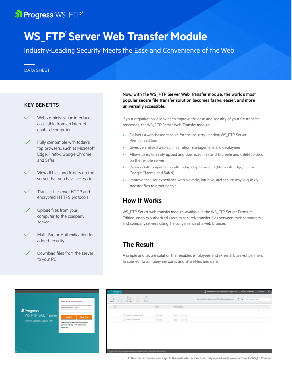 Thumbnail for WS_FTP Server Web Transfer Module document