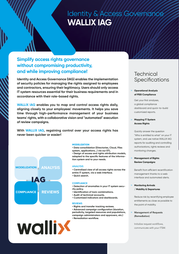 Thumbnail for Wallix IAG document