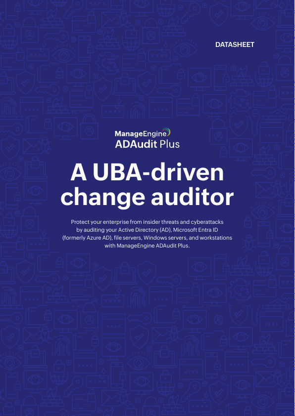 Thumbnail for ManageEngine ADAudit Plus document