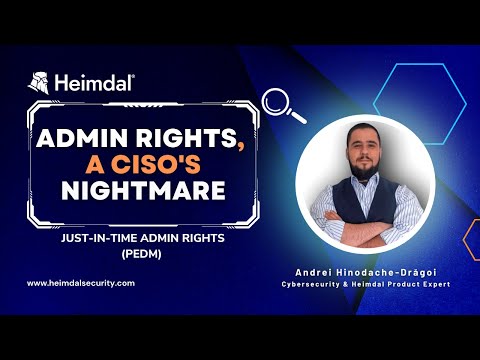 Thumbnail for Just-In-Time Admin Rights or PEDM video