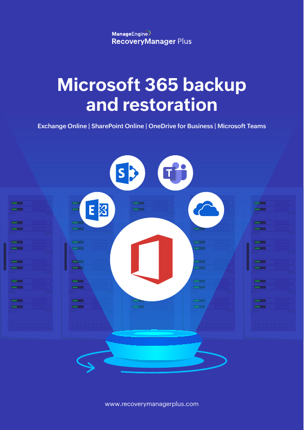 Thumbnail for Recovery Manager Plus Microsoft 365 document