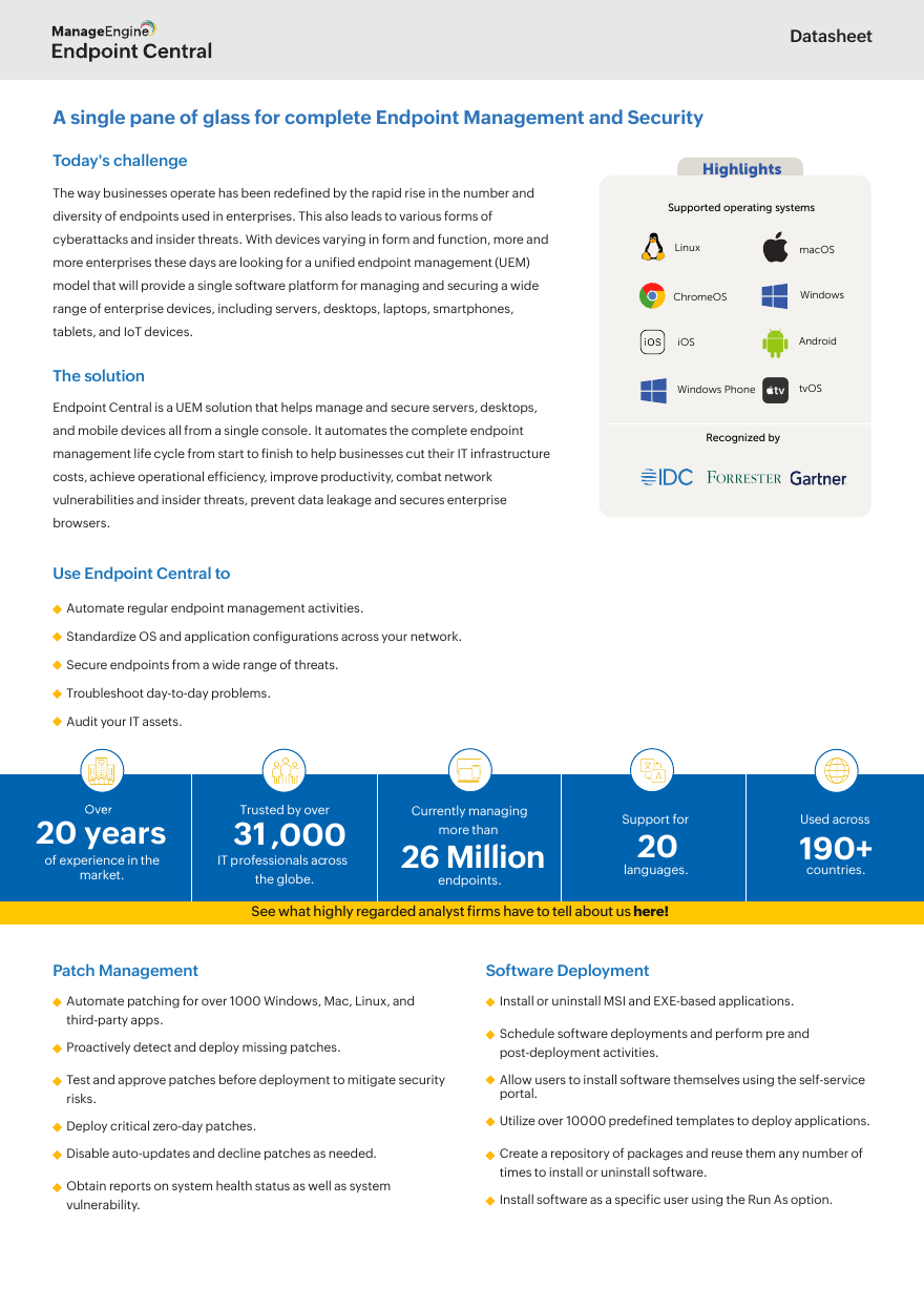 Thumbnail for Endpoint Central - Overview document