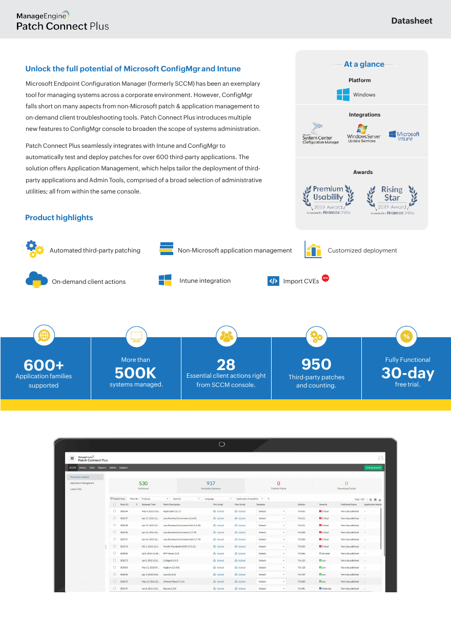 Thumbnail for ManageEngine Patch Connect Plus document