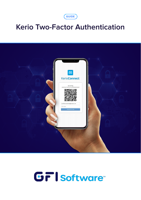 Kerio Two Factor Authentication document image